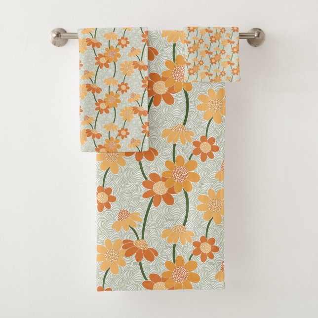 Conjunto De Toalhas Flores retrorreflectoras bonito mudas na década de (Insitu)