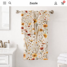 Flores Silvestres Rústicas - Padrão Floral Boho Ou