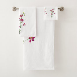 Conjunto De Toalhas Flores Vintage - Centaurium por Mary Vaux Walcott