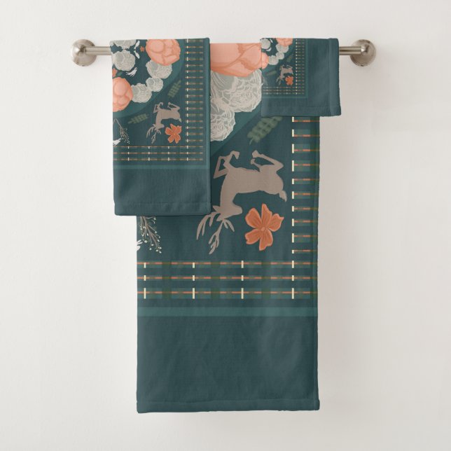 Conjunto De Toalhas Floresta Encantada (Insitu)