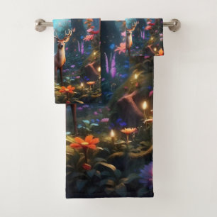 Conjunto De Toalhas Floresta Encantada Um Oásis Místico
