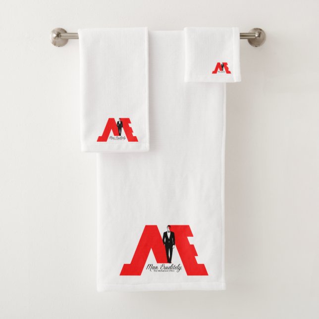 Conjunto De Toalhas FloState Design "ME" Man Eruditely Towel Set (Insitu)