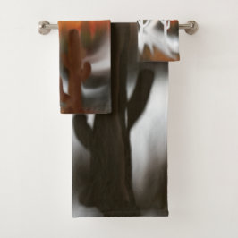 Conjunto De Toalhas Fogo e gelo na Abstrato