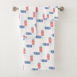 Conjunto De Toalhas Foguetes de fogos Patrióticos — Um Burst de Celebr