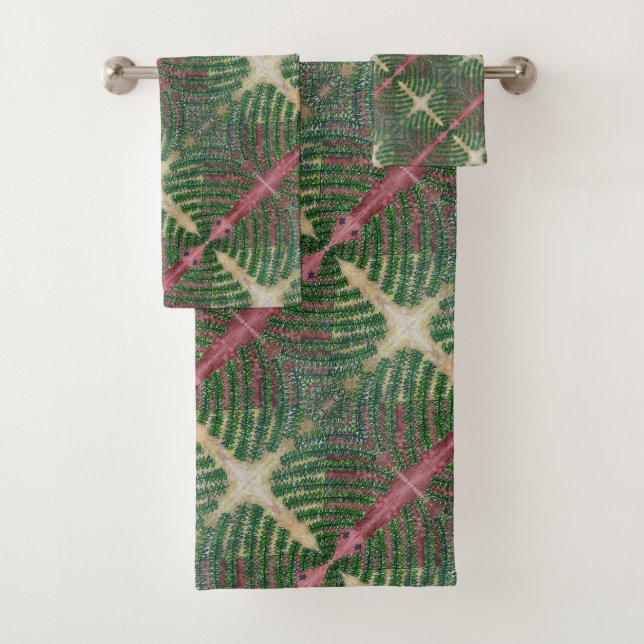 Conjunto De Toalhas Folha de Fern (Insitu)