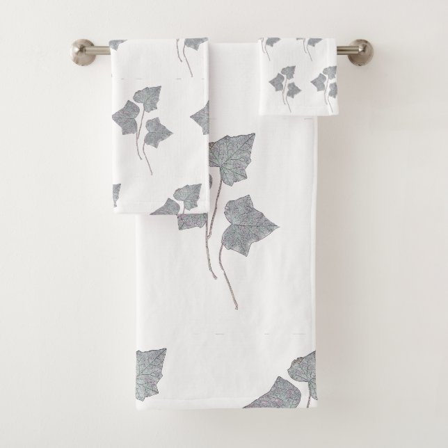 Conjunto De Toalhas Folhas Caindo (Insitu)