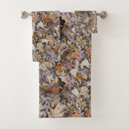 Conjunto De Toalhas Folhas de Fallen