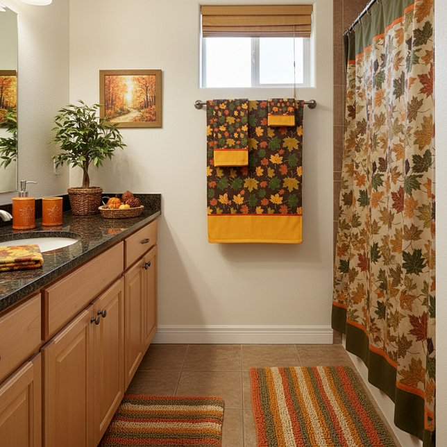 Conjunto De Toalhas Folhas de mapeamento (Criador carregado)