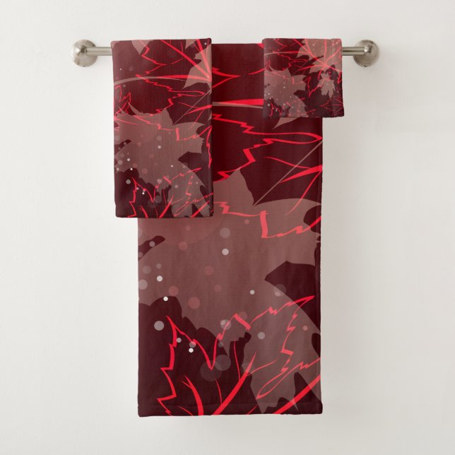 Conjunto De Toalhas Folhas de ouro 1 (Insitu)