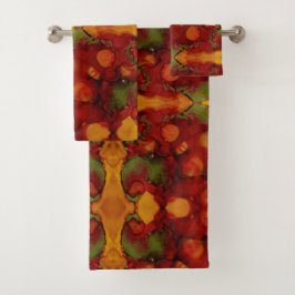 Conjunto De Toalhas Folhas de outono