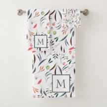 Folhas E Penas Monogramas