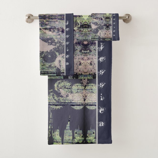 Conjunto De Toalhas Fonte de Decaimento &Chic Steampunk (Insitu)