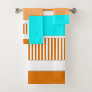 Conjunto De Toalhas Formas geométricas cortadas de papel