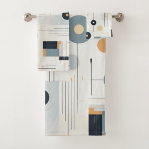 Conjunto De Toalhas Formas geométricas retrorreflectoras