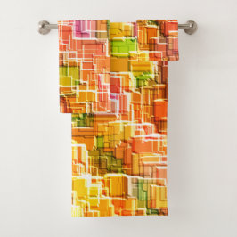 Conjunto De Toalhas Fragmentação exagerada de arremessos quadrados emb