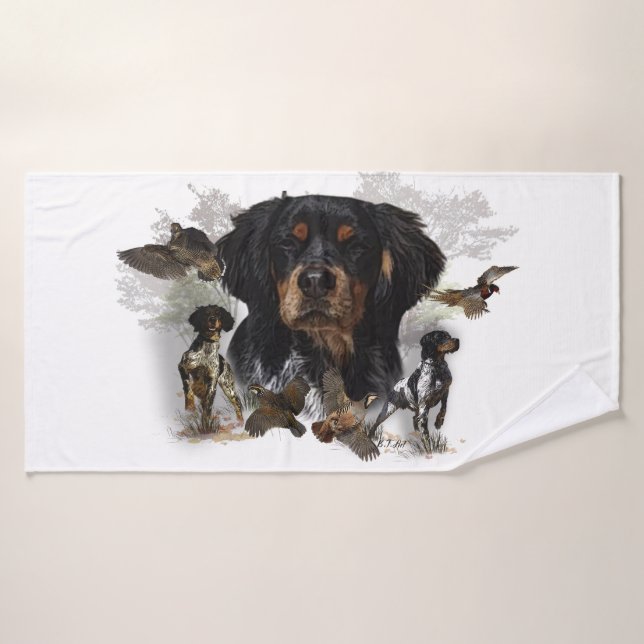 Conjunto De Toalhas Francês Brittany, Arte (Toalha de Banho)