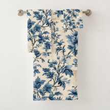 Francês Country Blue Toile