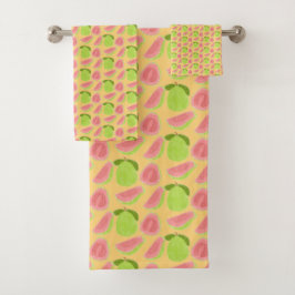Conjunto De Toalhas Fruta de goiaba