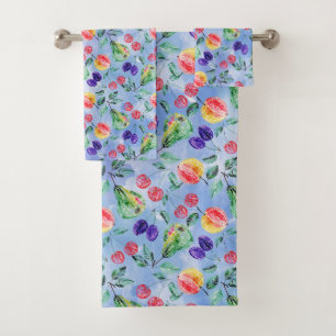 Conjunto De Toalhas Frutas e bagas.