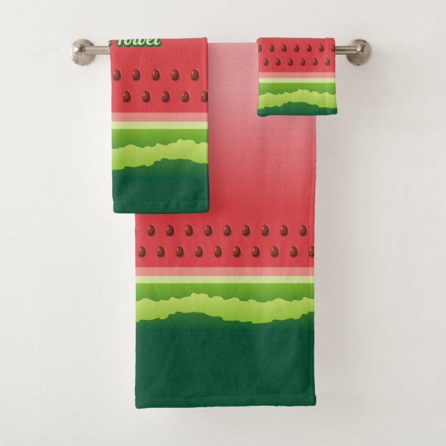Conjunto De Toalhas Fundo da melancia (Insitu)