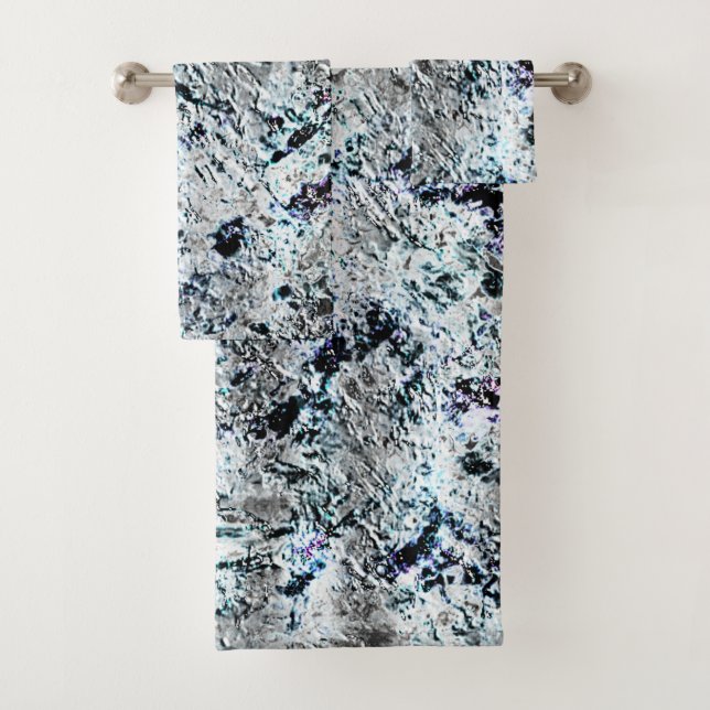 Conjunto De Toalhas Fungo de silva de carbono sujo, imagem muito rústi (Insitu)