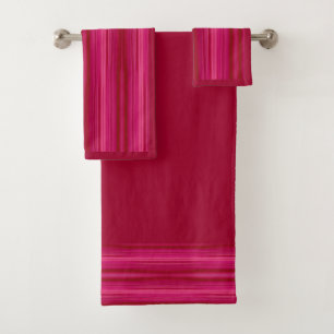 Conjunto De Toalhas Fuschia vívida