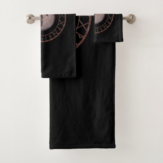 Conjunto De Toalhas Futhark, futhark, fugitivo de Tiwaz (Insitu)