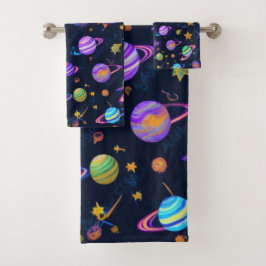 Conjunto De Toalhas Galactic Wonderland -