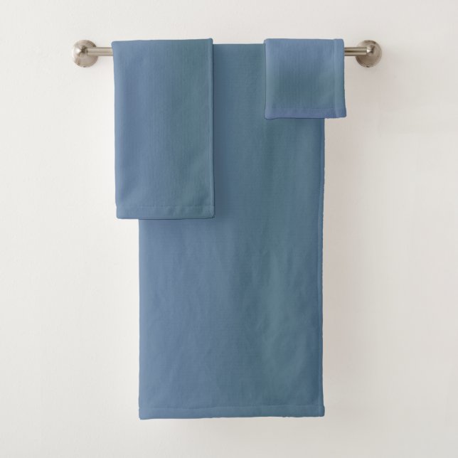 Conjunto De Toalhas Galáxia de Aquarela azul moderna (Insitu)