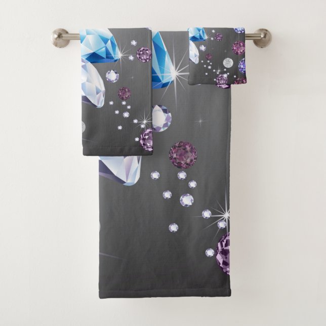 Conjunto De Toalhas Galáxia Diamante 5 (Insitu)