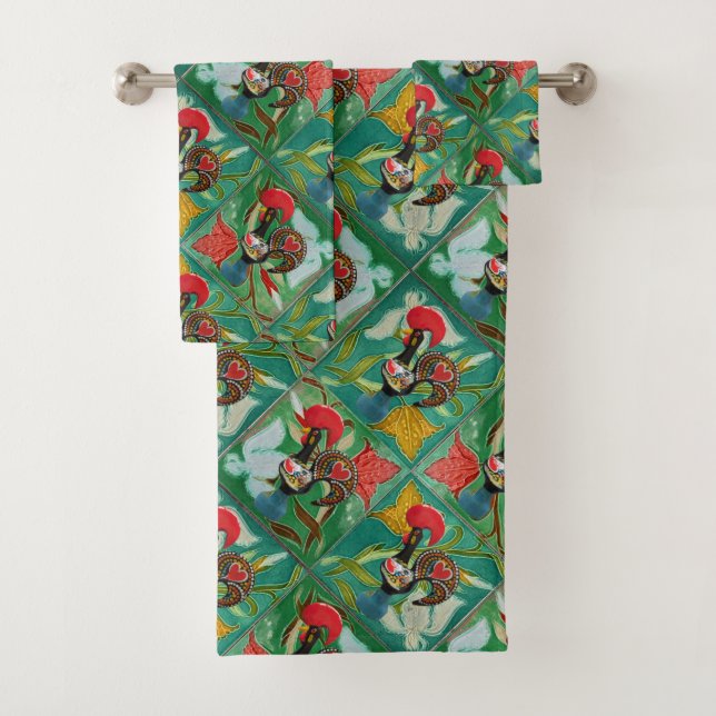 Conjunto De Toalhas Galo de Barcelona, Portugal (Insitu)