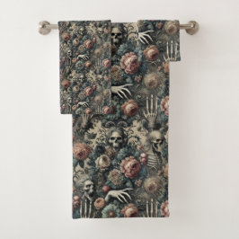 Conjunto De Toalhas Gambit Ghoul - Vitoriano Gótico