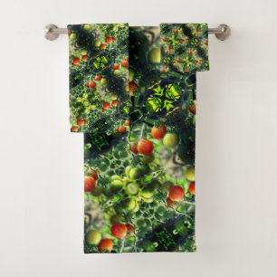 Conjunto De Toalhas Garden Chertomates Abstrato Natureza