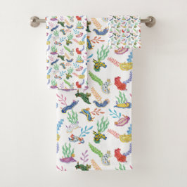 Conjunto De Toalhas Gathering of Nudibranchs | Ocean Art Design