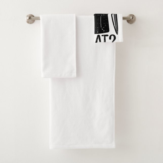 Conjunto De Toalhas Gato Negro Que Faca Engraçada Pet De Halloween Ass (Insitu)