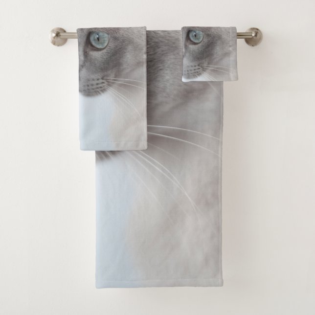 Conjunto De Toalhas Gato Tonquinês (Insitu)