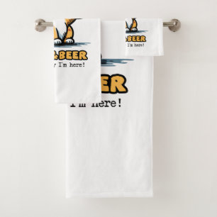 Conjunto De Toalhas Gatos e cerveja 2