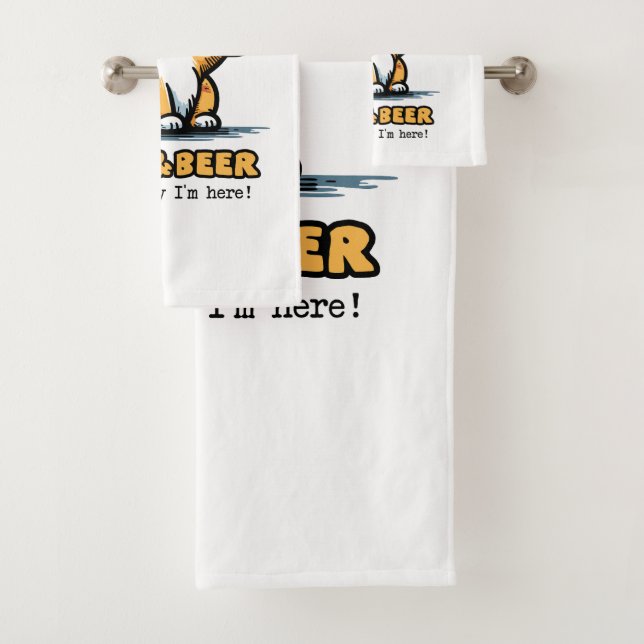 Conjunto De Toalhas Gatos e cerveja 2 (Insitu)