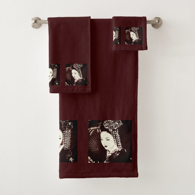 Conjunto De Toalhas Geisha (Insitu)