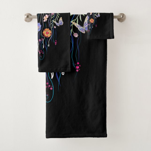 Conjunto De Toalhas Gellyfish Floral (Insitu)