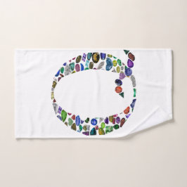 Conjunto De Toalhas Gemstone Monograma - Letra Q