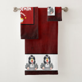 Conjunto De Toalhas Gene Simmons - pato da borracha do BEIJO