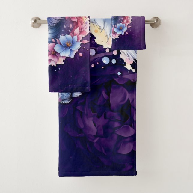 Conjunto De Toalhas Gentle Guardian Dragon.  (Insitu)