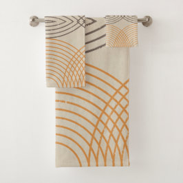Conjunto De Toalhas Geo neutro em dificuldades