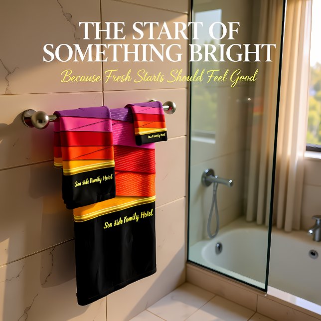 Conjunto De Toalhas Geometria romântica da arte moderna - cor-de-rosa- (Criador carregado)