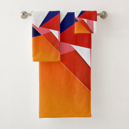 Conjunto De Toalhas Geometrisches Abstrackt