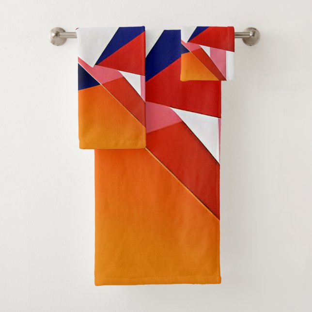 Conjunto De Toalhas Geometrisches Abstrackt (Insitu)