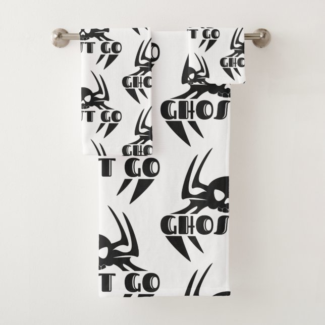 Conjunto De Toalhas Ghost Go Spooky Season (Insitu)