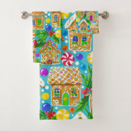 Conjunto De Toalhas Gingerbird Fleece