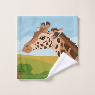 Conjunto De Toalhas Girafa